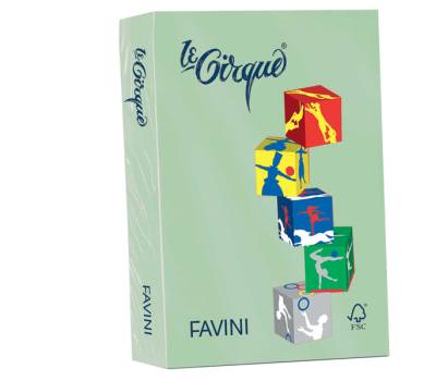 Carta Le Cirque - A4 - 80 gr - verde pastello 107 - conf. 500 fogli - Favini - A71P504 - 8025478320070 - DMwebShop