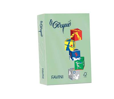 Carta Le Cirque - A4 - 80 gr - verde pastello 107 - conf. 500 fogli - Favini - A71P504 - 8025478320070 - DMwebShop