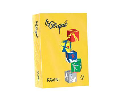 Carta Le Cirque - A4 - 80 gr - giallo zolfo 200 - conf. 500 fogli - Favini - A71L504 - 8025478320209 - DMwebShop