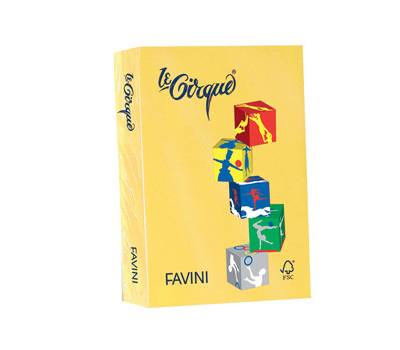 Carta Le Cirque - A4 - 80 gr - giallo sole 202 - conf. 500 fogli - Favini - A71B504 - 8025478320223 - DMwebShop