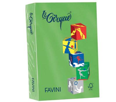 Carta Le Cirque - A4 - 80 gr - verde prato 203 - conf. 500 fogli - Favini - A71M504 - 8025478320230 - DMwebShop