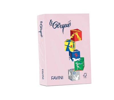 Carta Le Cirque - A4 - 160 gr - rosa pastello 108 - conf. 250 fogli - Favini - A74S304 - 8025478320681 - DMwebShop