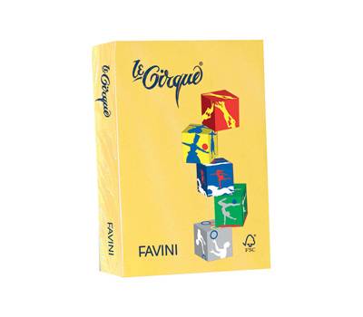 Carta Le Cirque - A4 - 160 gr - giallo sole 202 - conf. 250 fogli - Favini - A74B304 - 8025478320780 - DMwebShop