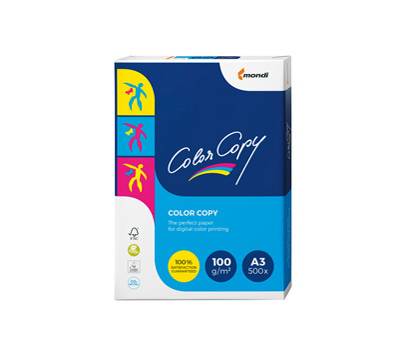 Carta Color Copy - A3 - 100 gr - bianco - conf. 500 fogli - Mondi - 6322 - 9003974411972 - DMwebShop
