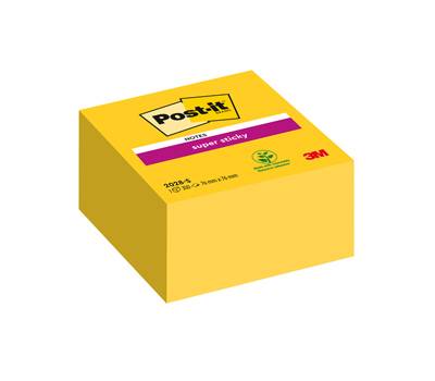 Blocco foglietti Super Sticky - giallo oro - 76 x 76 mm - 350 fogli - Post-it - 7100265573 - 21200466076 - DMwebShop