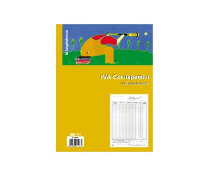 Registro prima nota Iva corrispettivi - 13/13 fogli autoautoricalcanti - 29,7 x 23 cm - Edipro - E2104A - 8023328210410 - DMwebShop