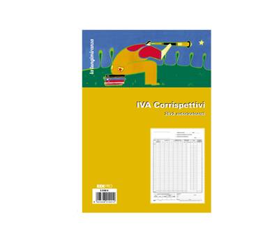 Registro prima nota Iva corrispettivi - 25-25 fogli autoautoricalcanti - 29,7 x 23 cm - Edipro - E2102A - 8023328210212 - DMwebShop