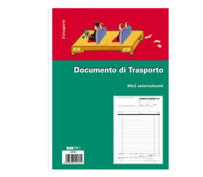 Blocco DDT - 50-50 fogli autoricalcanti - 29,7 x 21 cm - Edipro - E5216C - 8023328521615 - DMwebShop