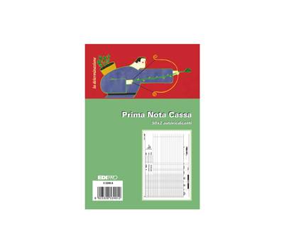 Blocco prima nota cassa - 50-50 fogli autoricalcanti - 14,8 x 23 cm - Edipro - E5349A - 8023328534912 - DMwebShop