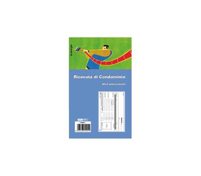 Blocco ricevute condominio - 50-50 fogli autoricalcanti - 9,9 x 17 cm - Edipro - E5540C - 8023328554019 - DMwebShop