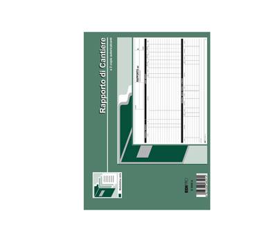 Blocco rapporto di cantiere - 50-50 fogli autoricalcanti - 21 x 30 cm - Edipro - E5859A - 8023328585914 - DMwebShop