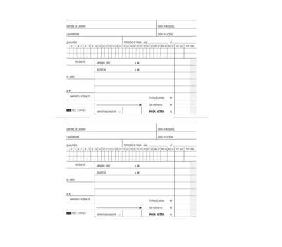 Blocco retribuzioni domestici - 24 x 15 cm - 25 fogli 3 copie autoricalcanti - Edipro - E5744A - 8023328574413 - DMwebShop