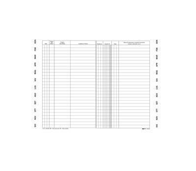 Scadenziario spiralato effetti passivi - 24 x 17 cm - 36 fogli - Edipro - E4033 - 8023328403300 - DMwebShop