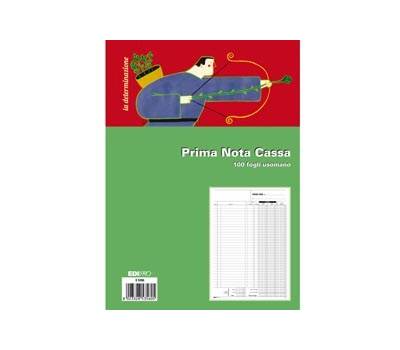 Blocco prima nota cassa - uso mano - 31 x 21 cm - 100 fogli - Edipro - E5356 - 8023328535605 - DMwebShop