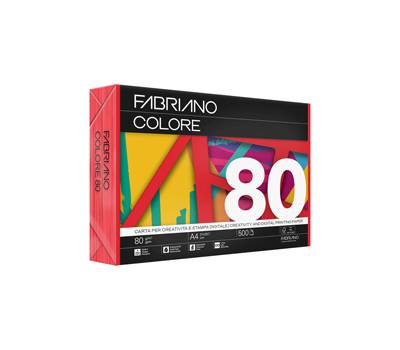 FabrianoColore - A4 - 80 gr - colori forti rosso - conf. 500 fogli - Fabriano - 74521297 - 8001348233961 - DMwebShop