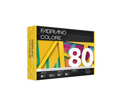 FabrianoColore - A4 - 80 gr - colori forti giallo - conf. 500 fogli - Fabriano - 74621297 - 8001348233978 - DMwebShop