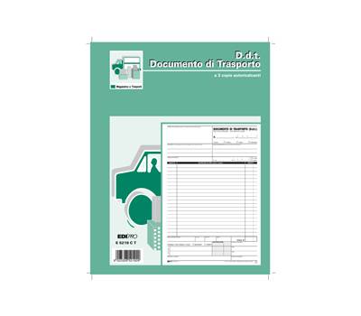 Blocco DDT - 33 fogli 3 copie autoricalcanti - 29,7 x 22 cm - Edipro - E5219CT - 8023328521912 - DMwebShop