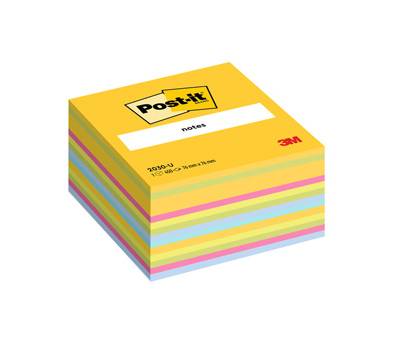 Blocco foglietti Cubo - 76 x 76 mm - giallo sole, verde lime, rosa power, verde acido, blu paradiso, acqua - 450 fogli - Post-it 7100172383 - 4046719274116 - DMwebShop