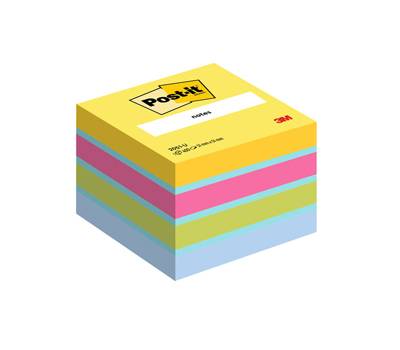 Blocco foglietti Minicubo - 51 x 51 mm - giallo sole, acqua, rosa power, verde acido, blu jeans - 400 fogli - Post-it - 7100172396 - 4046719532650 - DMwebShop