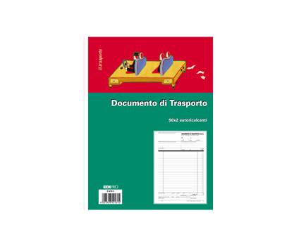 Blocco DDT 50,50 fogli autoautoricalcanti 29,7 x 21 cm - 2217