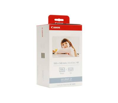 Carta fotografica - 100 x 148 mm - 108 Fogli con inchiostro - kp108ip - Canon - 3115B001 - 4960999616889 - DMwebShop