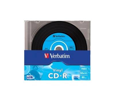 Scatola 10 CD-R Data Life Plus Data Vinyl - slim 1X-52X - 700Mb - Verbatim - 43426 - 23942434269 - DMwebShop