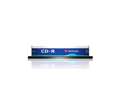 Scatola 10 CD-R Data Life serigrafato - spindle 1X-52X - 700Mb - Verbatim - 43437 - 23942434375 - DMwebShop