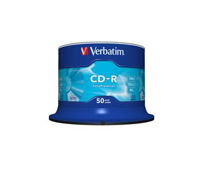 Scatola 50 CD-R DataLife Plus Extra Protection - 1X-52X - serigrafato - 700Mb - Verbatim - 43351 - 23942433514 - DMwebShop