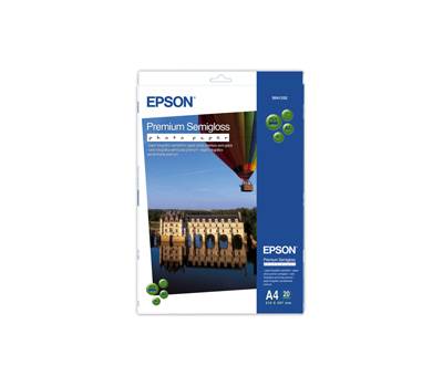 Carta fotografica Premium Semi-Gloss Photo Paper - A4 - 20 Fogli - Epson - C13S041332 - 8885007027302 - DMwebShop