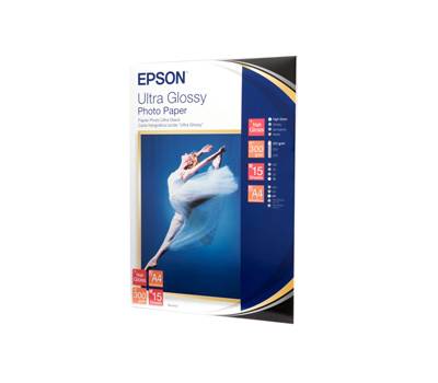 Carta Fotografica Ultra Glossy Photo Paper - A4 - 15 Fogli - Epson - C13S041927 - 10343855281 - DMwebShop