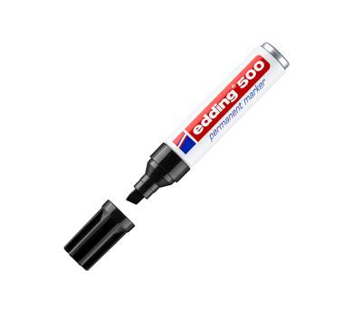 Marcatore permanente 500 - punta 2 - 7 mm - nero - Edding - E-500 001 - 4004764329625 - DMwebShop