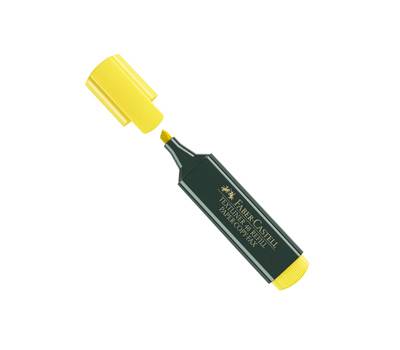 Evidenziatore Textliner 48 - punta di 3 differenti larghezze: 5 - 3 - 1 mm - giallo - Faber Castell - 154807 - 4005401548072 - DMwebShop