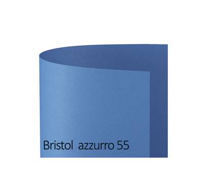 Cartoncino Bristol Color - 70 x 100 cm - 200 gr - azzurro 55 - blister 10 fogli - Favini - A35G0A1 - 8007057570021 - DMwebShop
