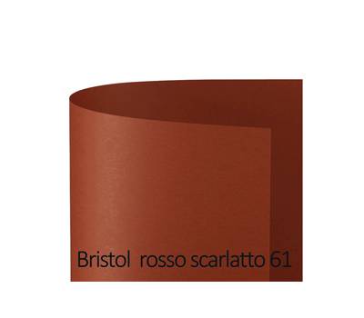 Cartoncino Bristol Color - 50 x 70 cm - 200 gr - rosso scarlatto 61 - conf. 25 pezzi - Favini - A35C012 - 8007057573503 - DMwebShop