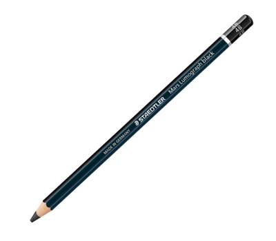 Matita di grafite tipo carboncino Mars Lumograph Black - gradazione 4B - conf. 12 pezzi - Staedtler - 100B-4B - 4007817184929 - DMwebShop