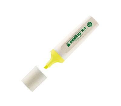 Evidenziatore 24 EcoLine - punta a scalpello - tratto 2 - 5 mm - giallo - conf. 10 pezzi - Edding - 4-24005 - 4004764917600 - DMwebShop