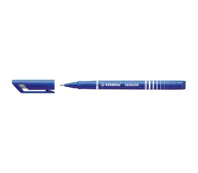 Fineliner Sensor - tratto 0,3 mm - blu - conf. 10 pezzi - Stabilo - 189/41 - 4006381114189 - DMwebShop