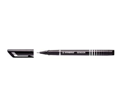 Fineliner Sensor - tratto 0,3 mm - nero - conf. 10 pezzi - Stabilo - 189/46 - 4006381114196 - DMwebShop