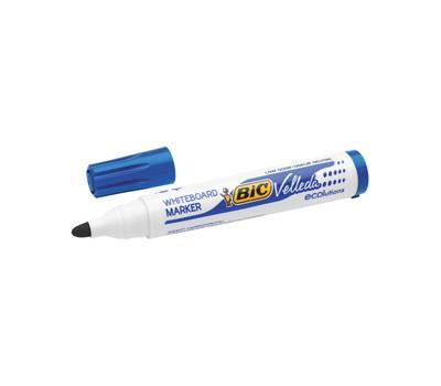 Pennarello per lavagne cancellabili - Whiteboard Marker - Velleda 1701 Recycled - punta tonda - 1,5 mm - blu - conf. 12 pezzi - Bic - 904938 - 3086129999620 - DMwebShop