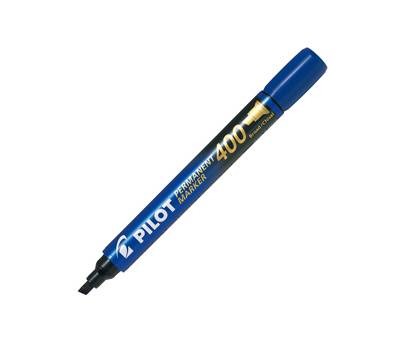 Marcatore permanente Markers 400 - punta a scalpello - 4,5 mm - blu - conf. 12 pezzi - Pilot - 002711 - 4902505511196 - DMwebShop