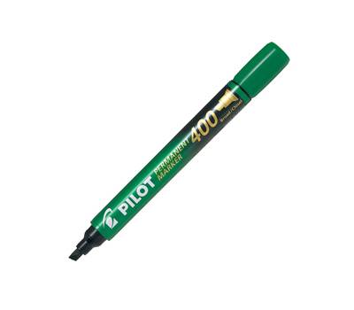 Marcatore permanente Markers 400 - punta a scalpello - 4,5 mm - verde - conf. 12 pezzi - Pilot - 002713 - 4902505511202 - DMwebShop