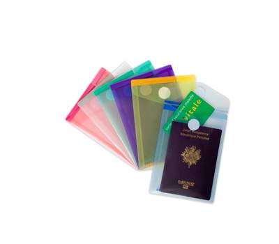 Buste con velcro - formato verticale - 11,4 x 15,8 cm - PP - colori assortiti - conf. 6 pezzi - Djois - B510249 - 3377995102499 - DMwebShop