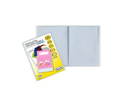 Portalistini personalizzabile Premium - liscio - 22 x 30 cm - 40 buste - trasparente - Favorit - 400090485 - 8006779004432 - DMwebShop