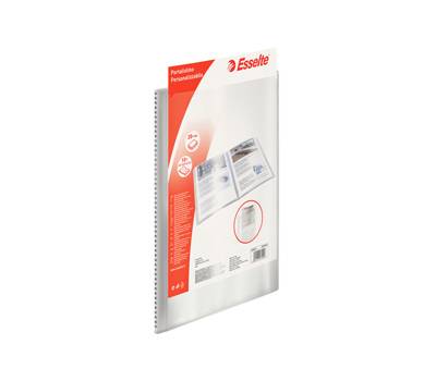 Portalistini personalizzabile - 22 x 30 cm - 100 buste antiriflesso - trasparente - Esselte - 395471040 - 8004157571040 - DMwebShop