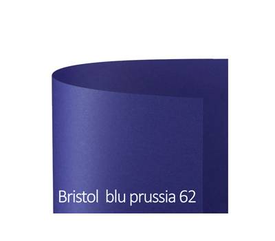 Cartoncino Bristol Color 50 x 70 cm 200 gr blu prussia 62 - 18574