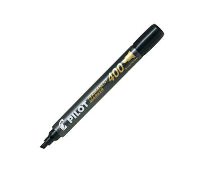 Marcatore Permanente Markers 400 punta a scalpello 4,5 mm nero - 18115