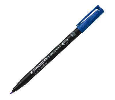 Pennarello Lumocolor Permanent 317 punta 1 mm blu - 2860