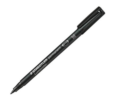 Pennarello Lumocolor Permanent 317 punta 1 mm nero - 2888