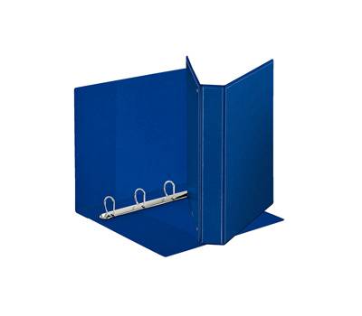 Raccoglitore personalizzabile Display 4 anelli a D 30 mm dorso 4,7 cm 22 x 30 cm blu Esselte 394756500 - 3794