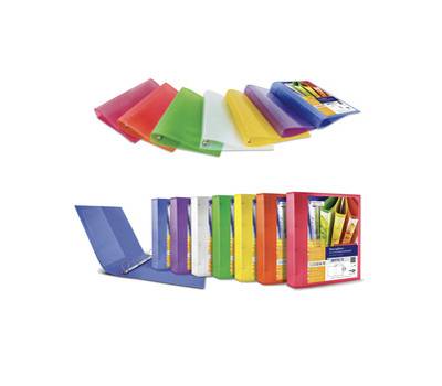 Raccoglitore personalizzabile Myto TI 4 anelli a D 17 mm dorso 2,5 cm 22 x 30 cm colori assortiti Sei Rota 36911799 - 3369